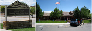 Welcome center and museum in Blanding