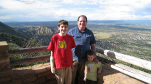 Mancos Valley viewpoint from Mesa Verde NP