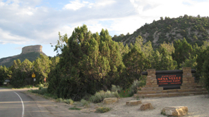 Entrance to Mesa Verde National Park