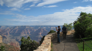 Taking pictures along the South Rim