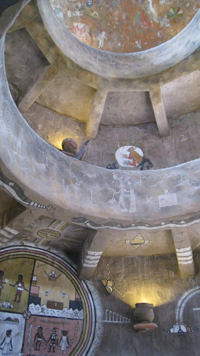 Inside the watchtower