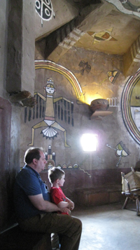 Inside the watchtower