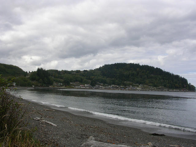 Looking northwest towards Sekiu