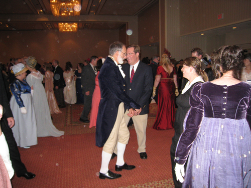 Dancing at the ball