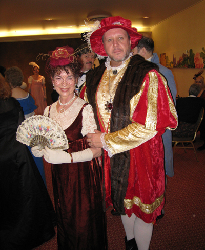 You never know who will make an appearance at the Bal Masque