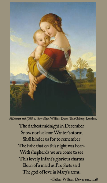Painting by William Dyce, poem by William Devereux Painting by William Dyce, poem by William Devereux
