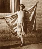 I'll fly away:  Grandma Laurence as a teenager