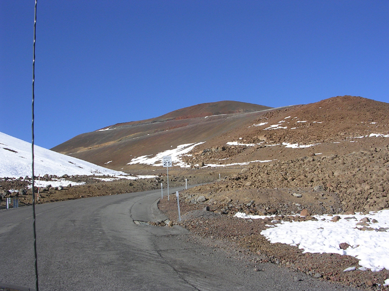 The climb up the mountain