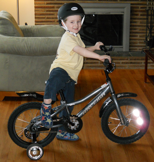 Thing Two enters the world of two-wheelers