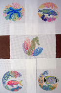 Five fish from the New Stitches series Five fish from the New Stitches series