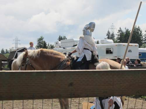 Jousting demonstration
